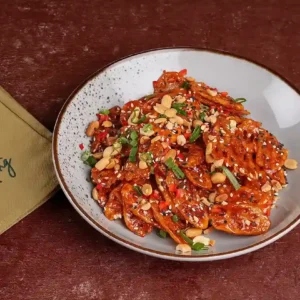 Gochujang Honey Lotus Crispies