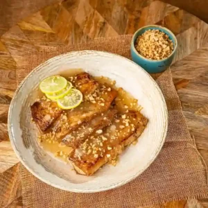 Fish In Lemon Butter & Garlic