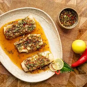 Steamed Fish Thai Style