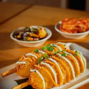 Chicken & Cheese Corn Dog